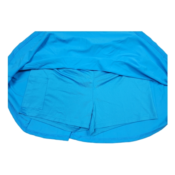 New  BlevonH Flouncy Turquoise Tennis Skirt M - Picture 10 of 12